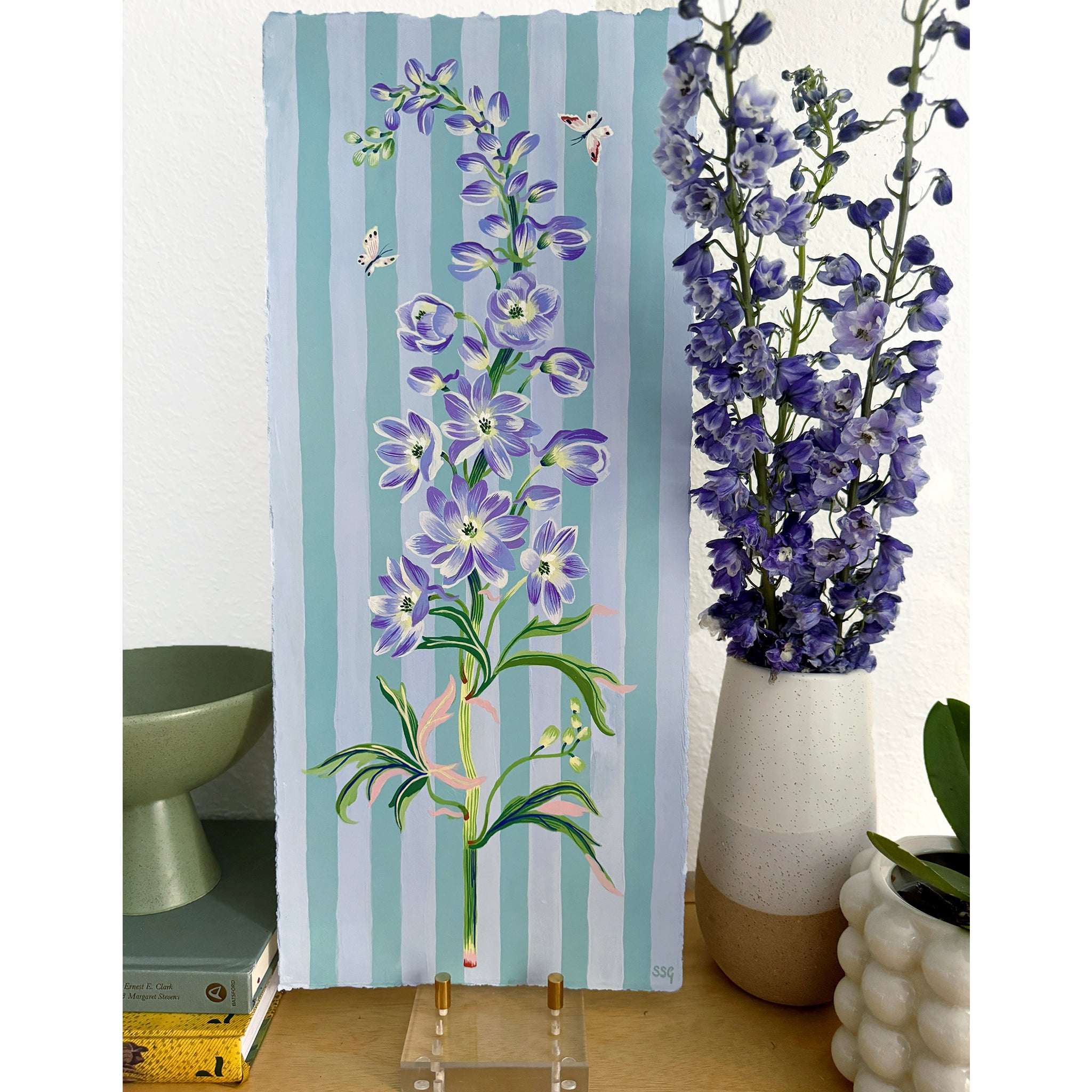 DELPHINIUM STRIPES