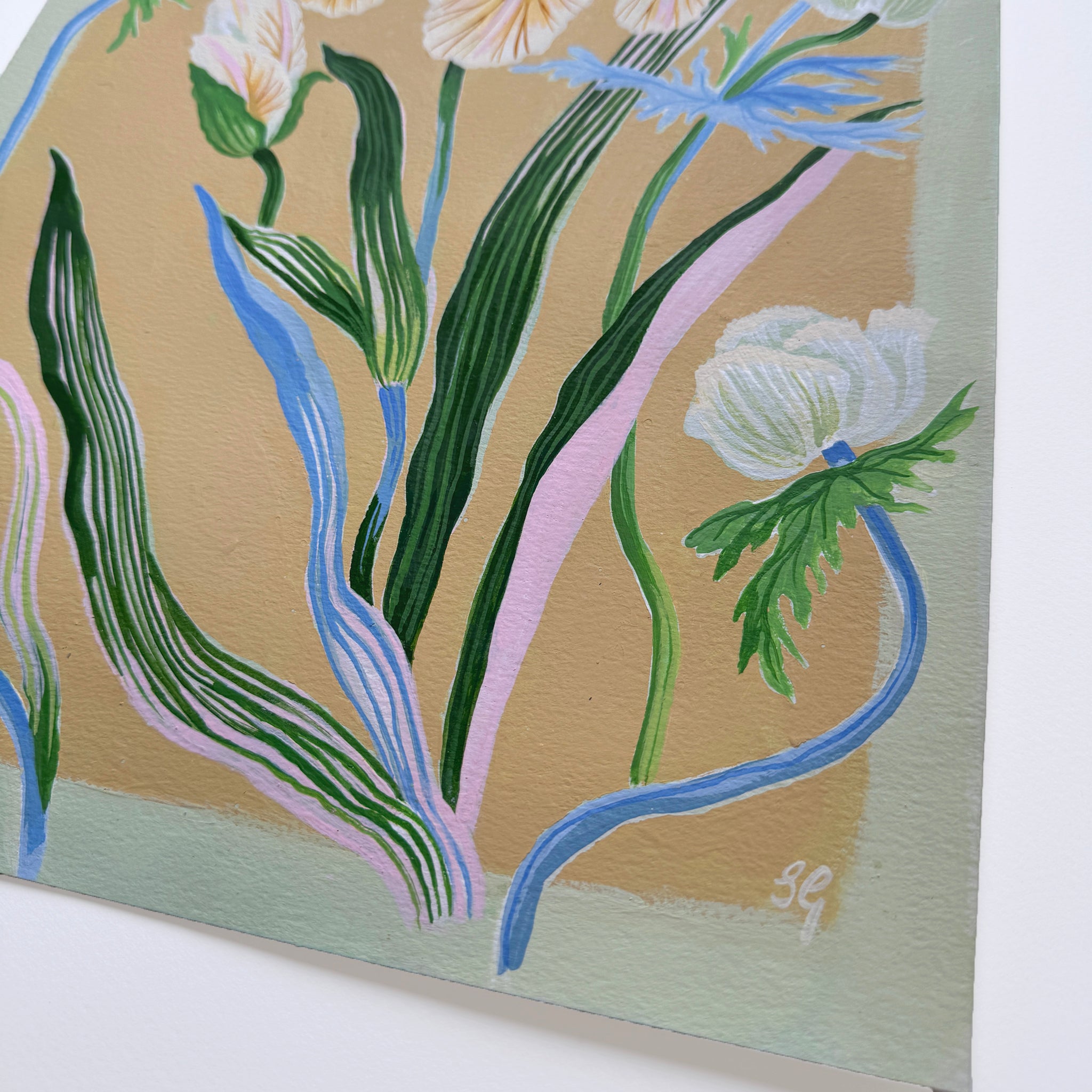 IRIS & ANEMONES 11"x15"