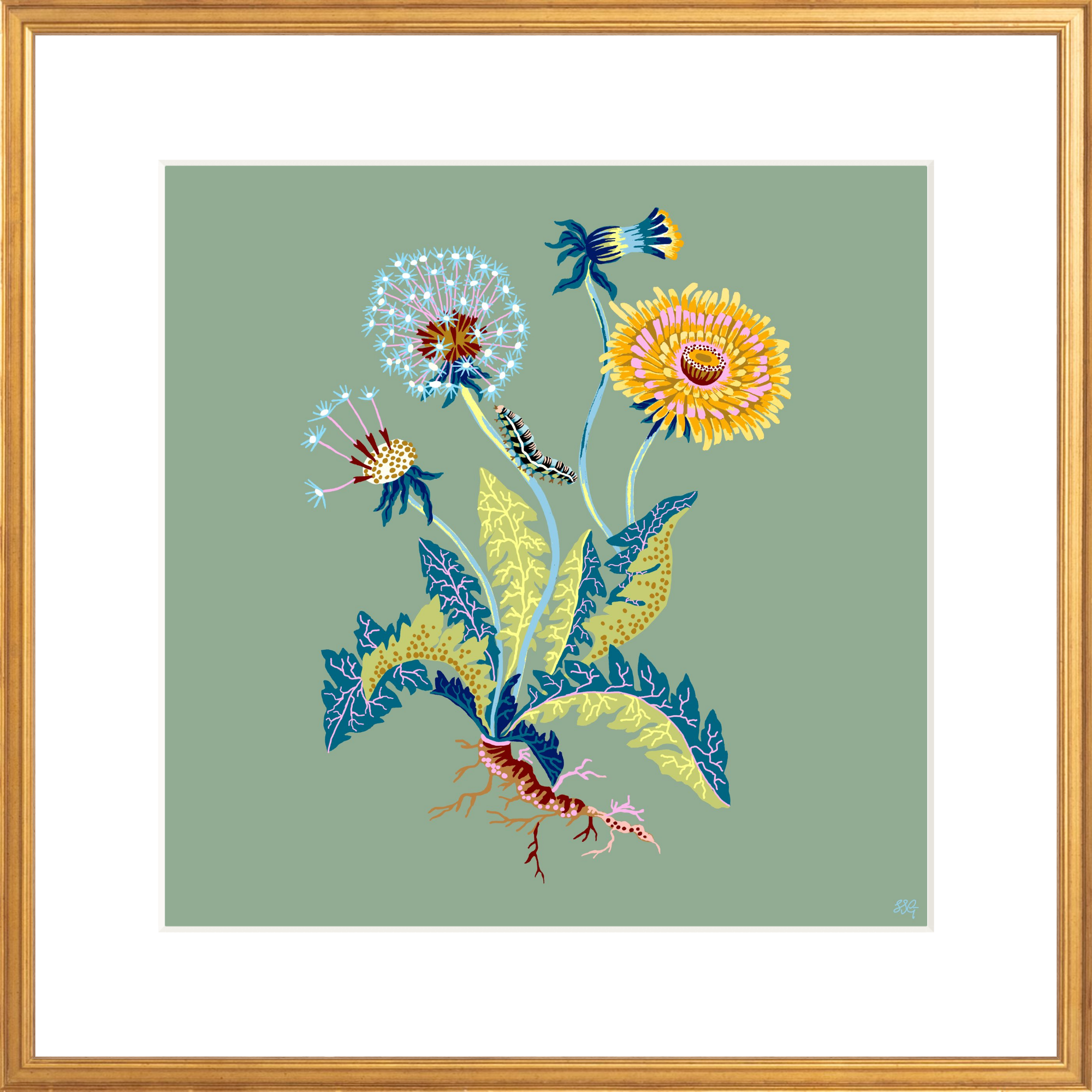 DANDELION 18" x 18"