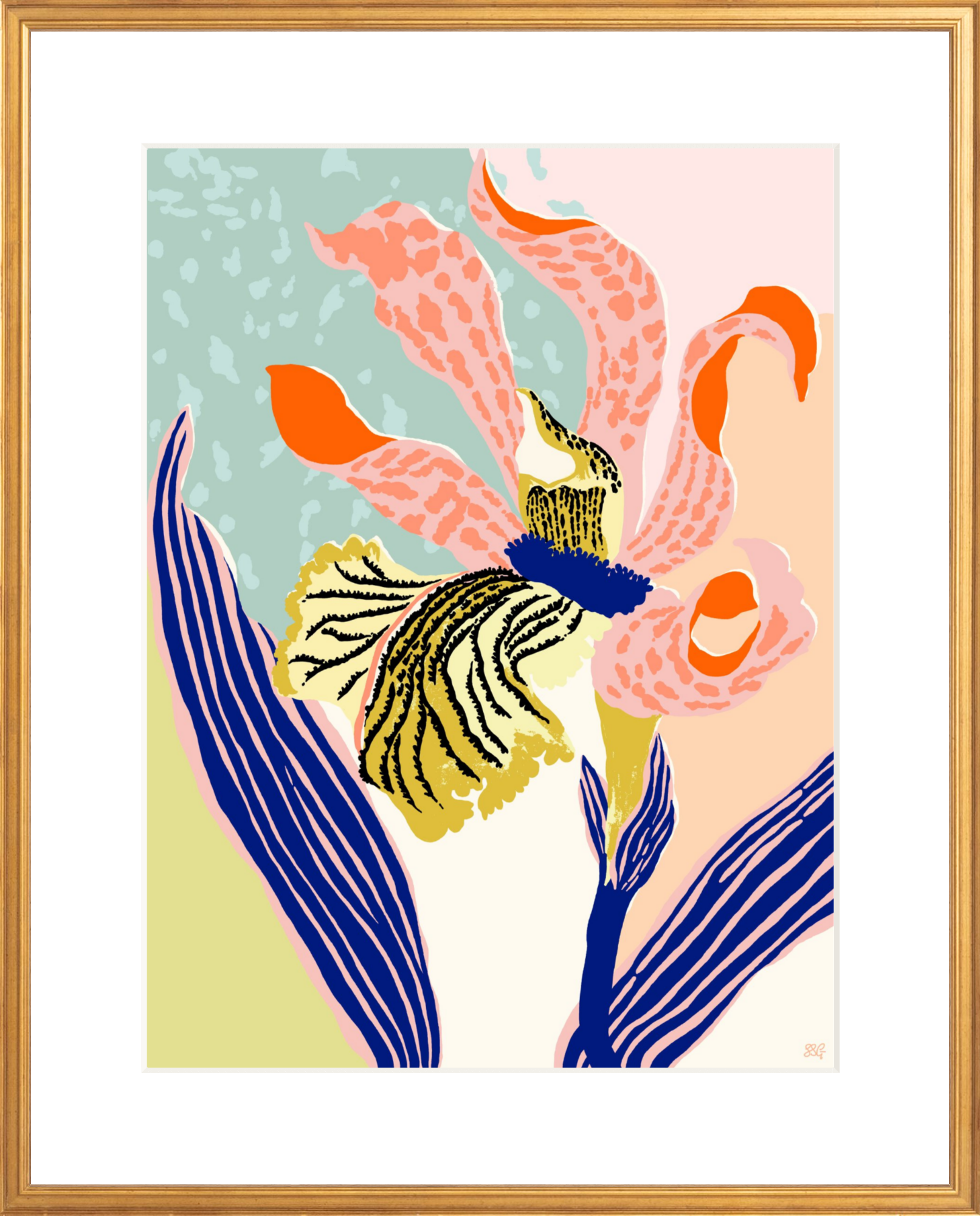 MODERN ORCHID 18" x 24"