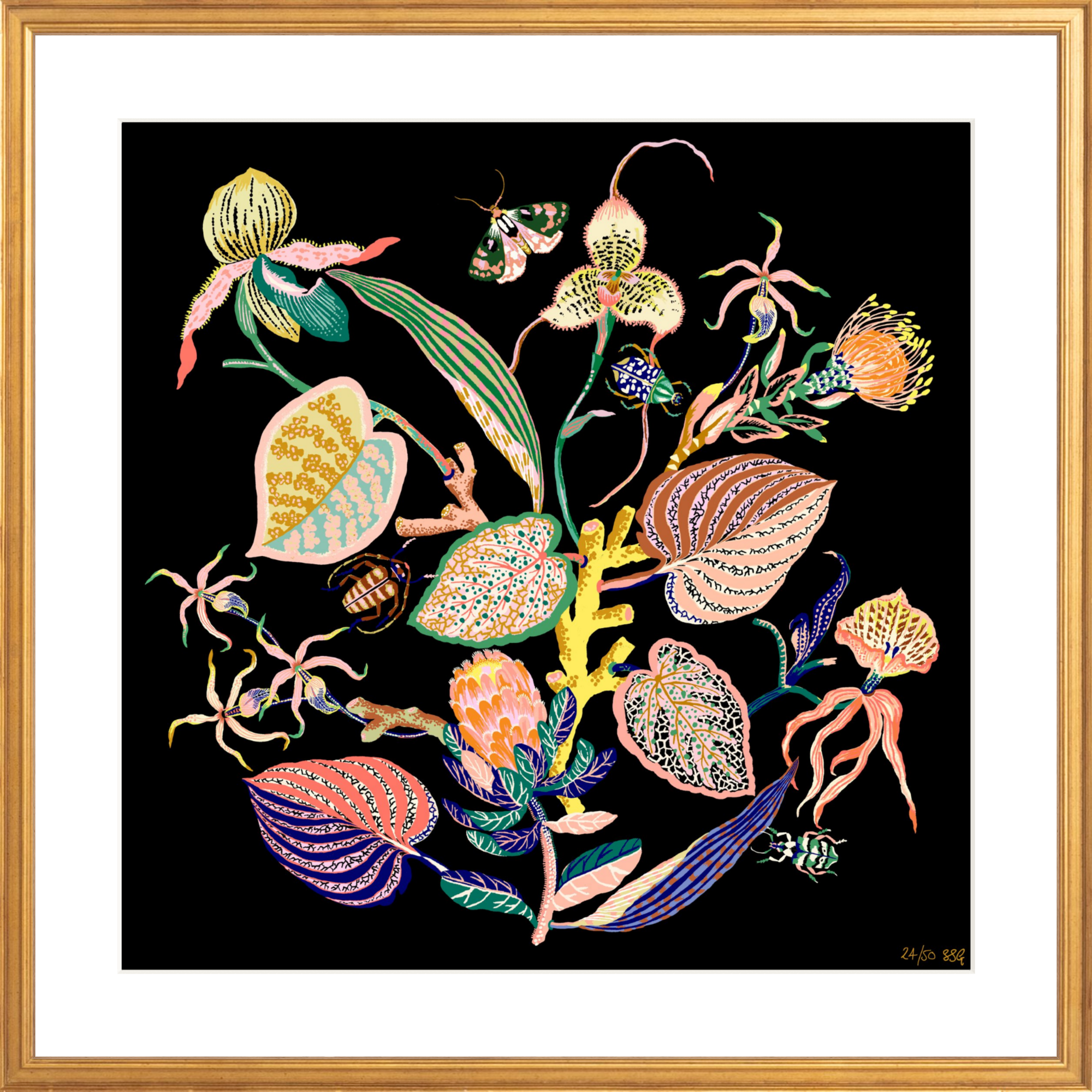 WONDERGARDEN VIGNETTE Limited Edition 20" x 20"