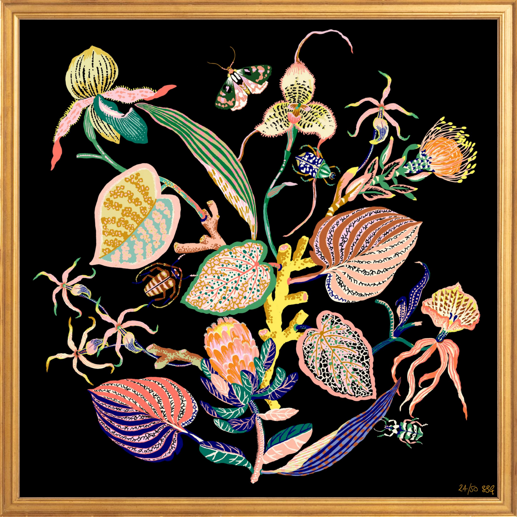 WONDERGARDEN VIGNETTE Limited Edition 20" x 20"