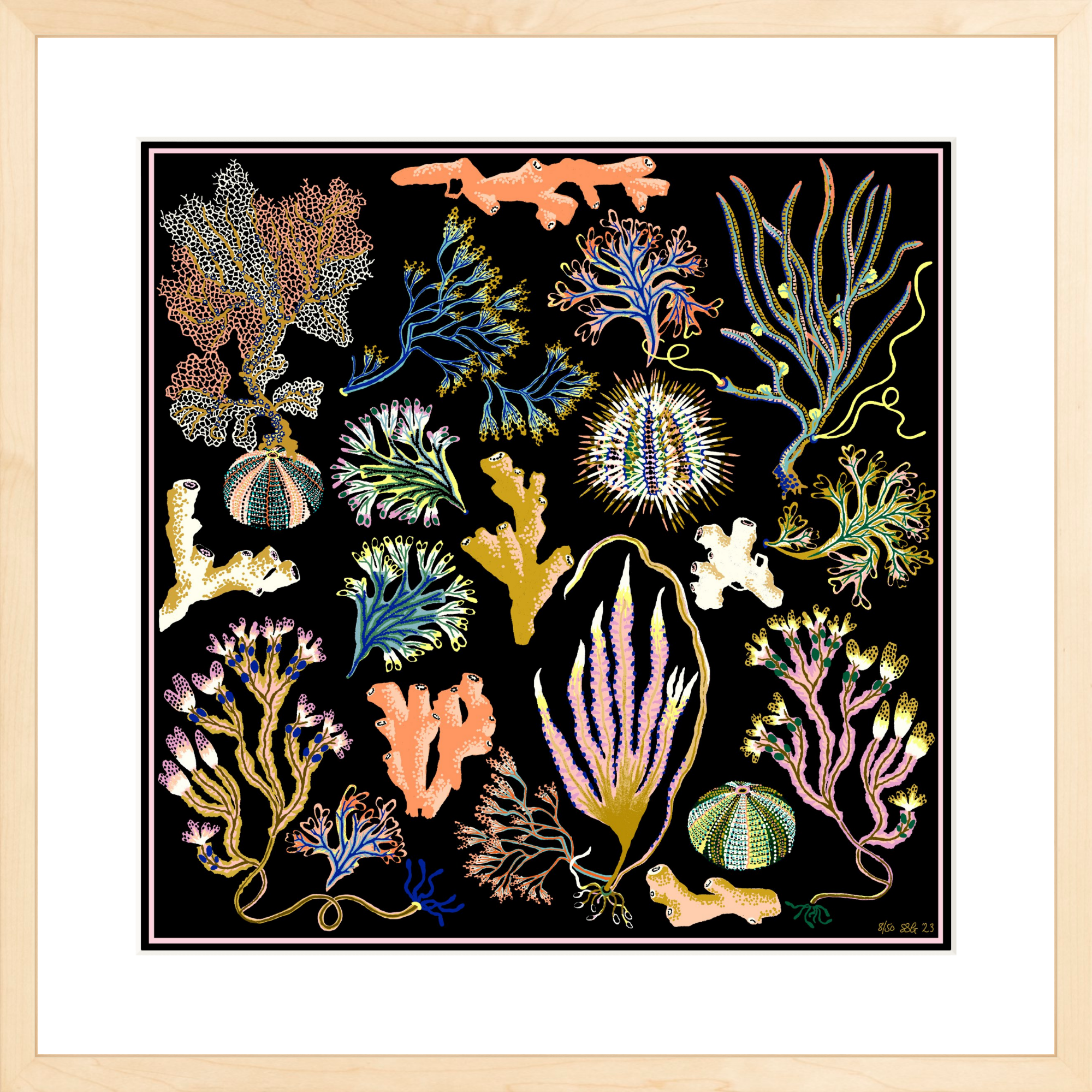 INTO THE SEA FOREST Limited Edition 24" x 24"