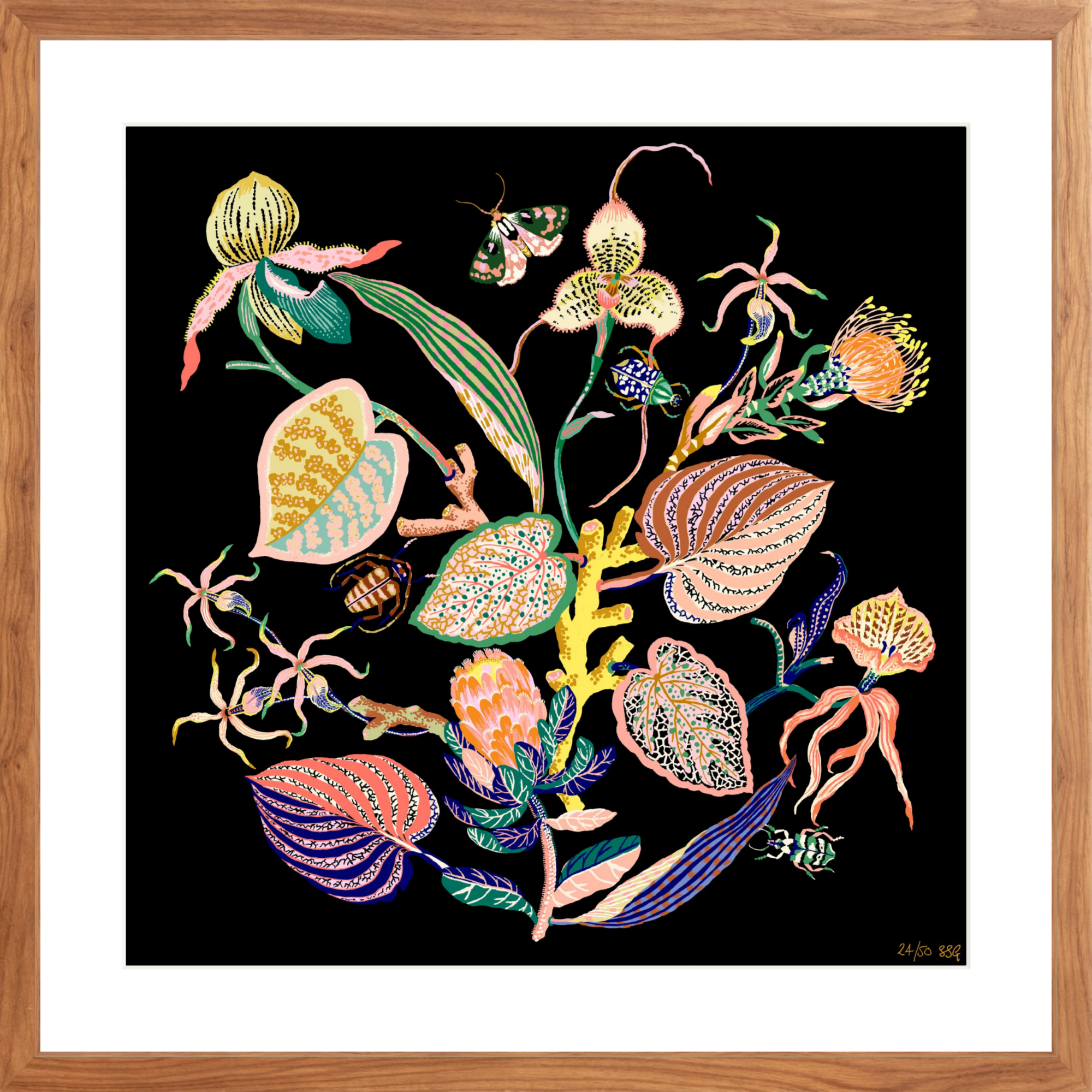 WONDERGARDEN VIGNETTE Limited Edition 20" x 20"