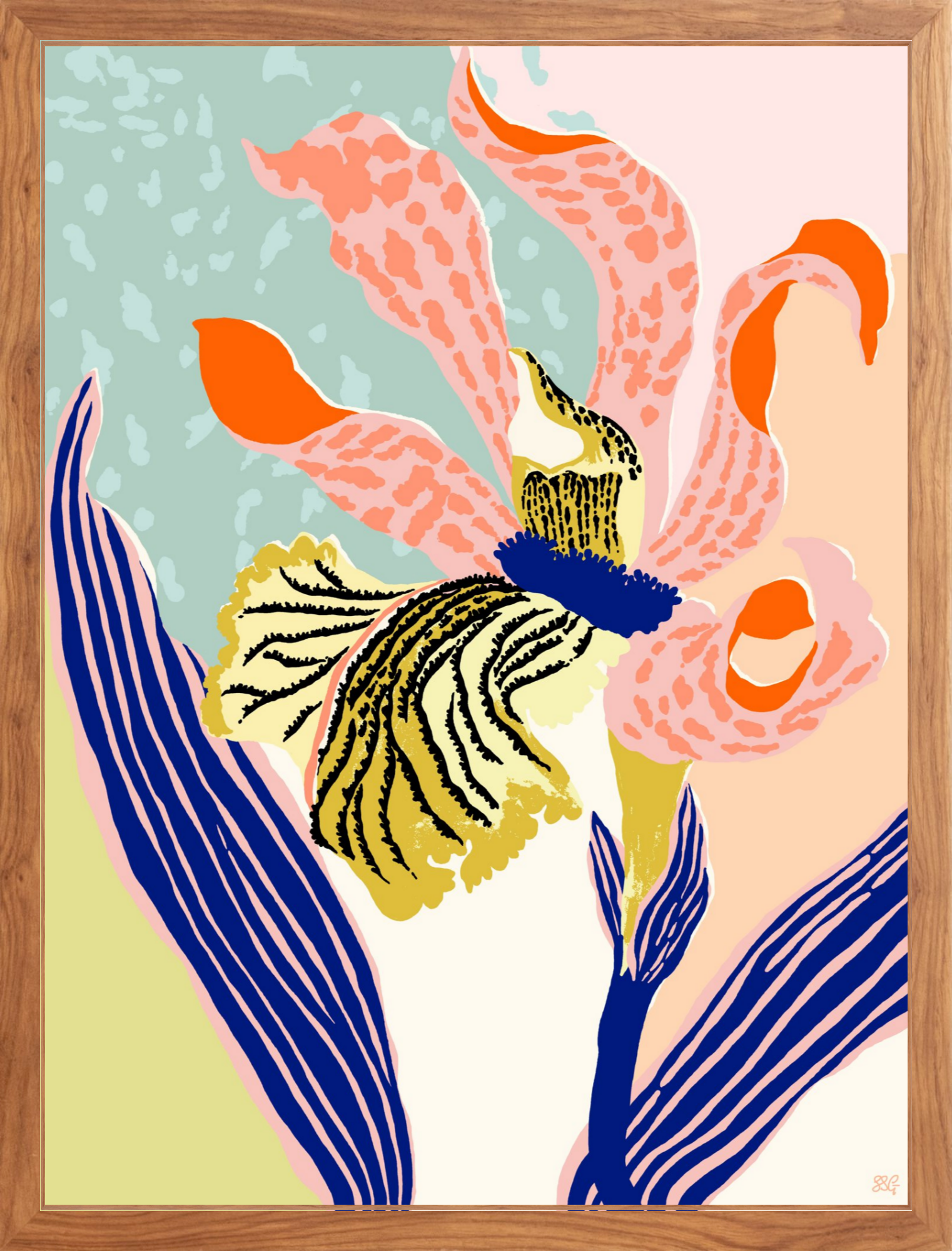 MODERN ORCHID 18" x 24"