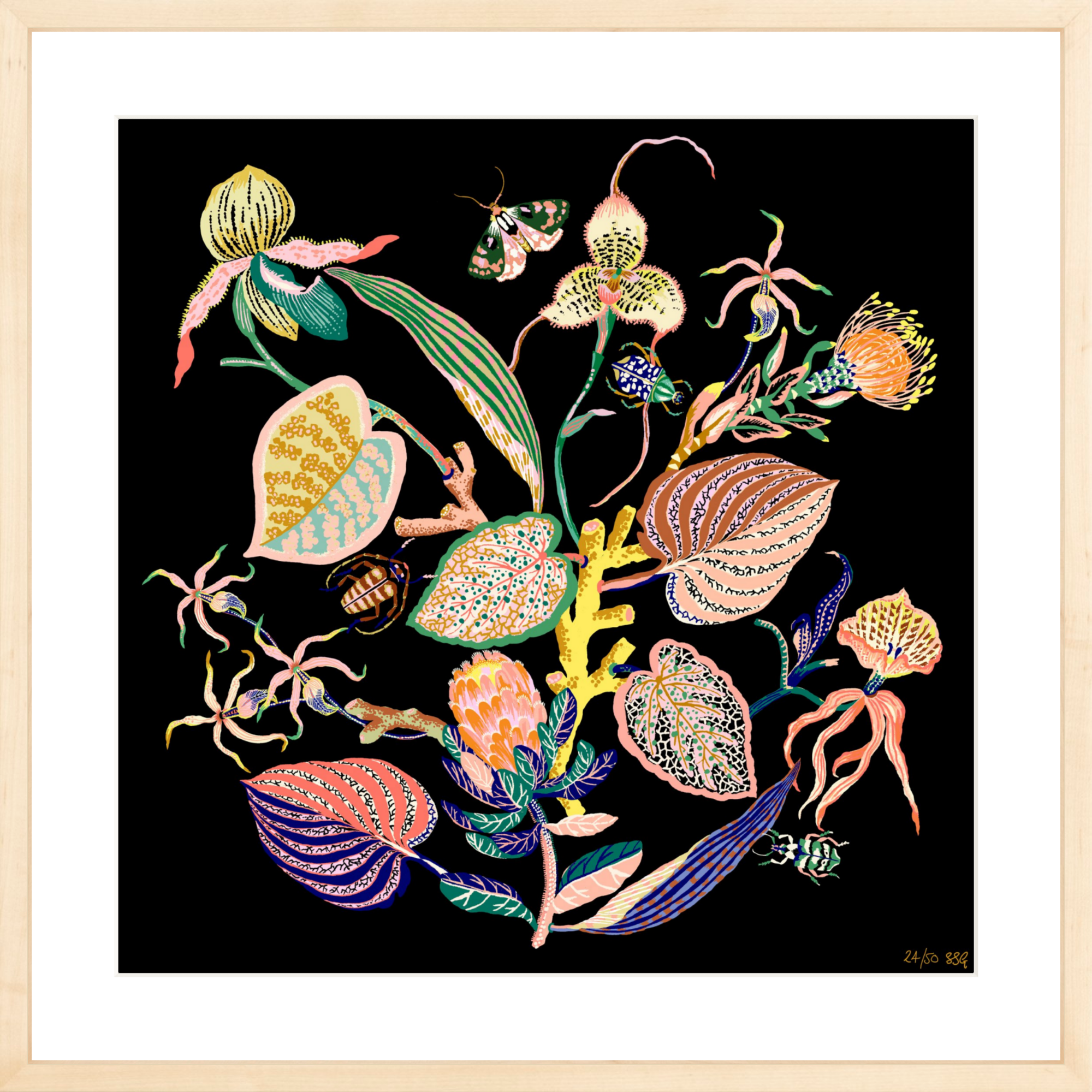 WONDERGARDEN VIGNETTE Limited Edition 20" x 20"