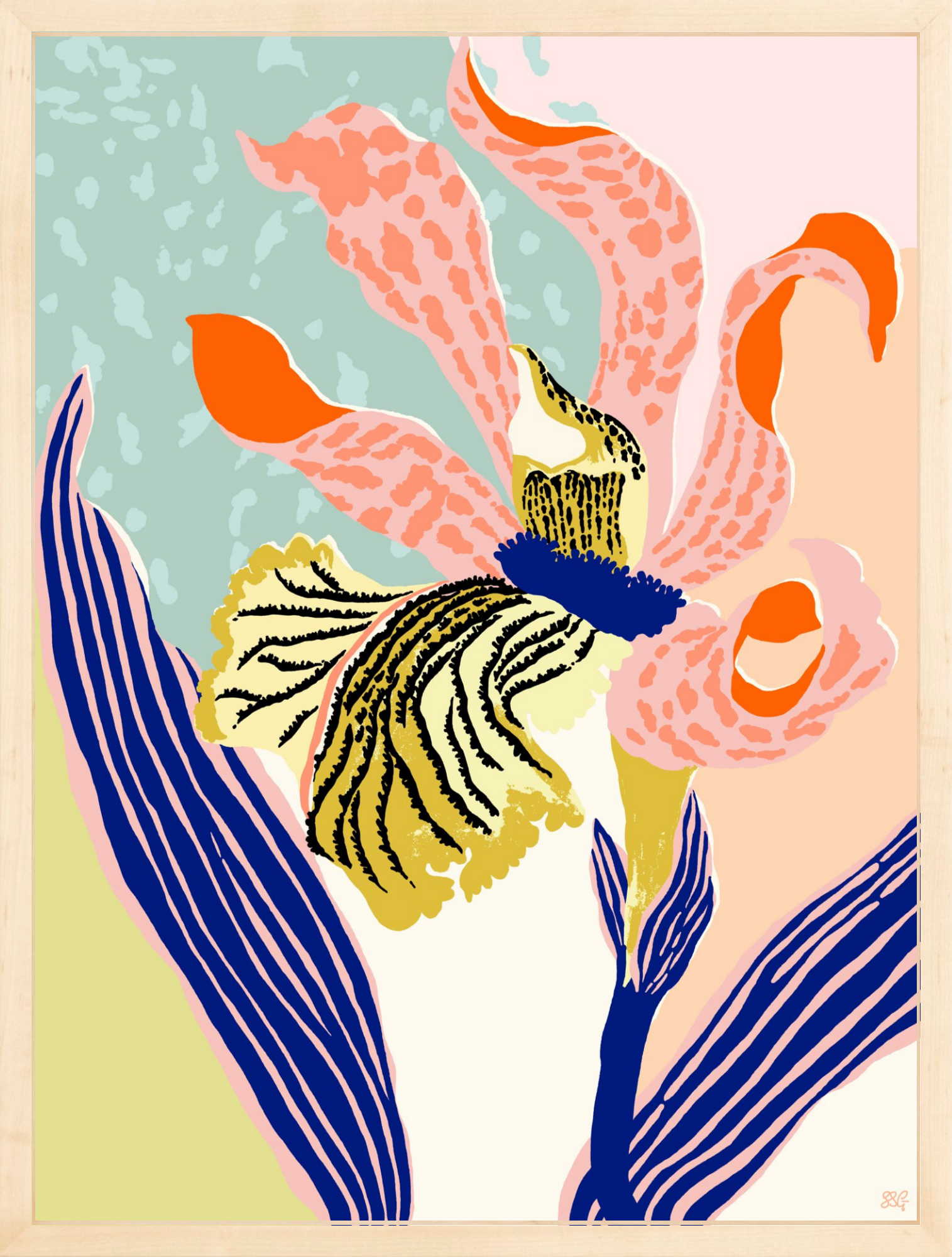 MODERN ORCHID 18" x 24"