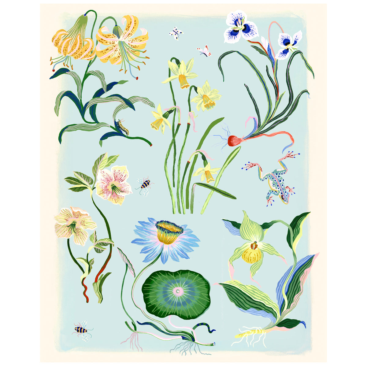 BOTANICAL GARDEN Special Edition Giclee Print 18"x24"