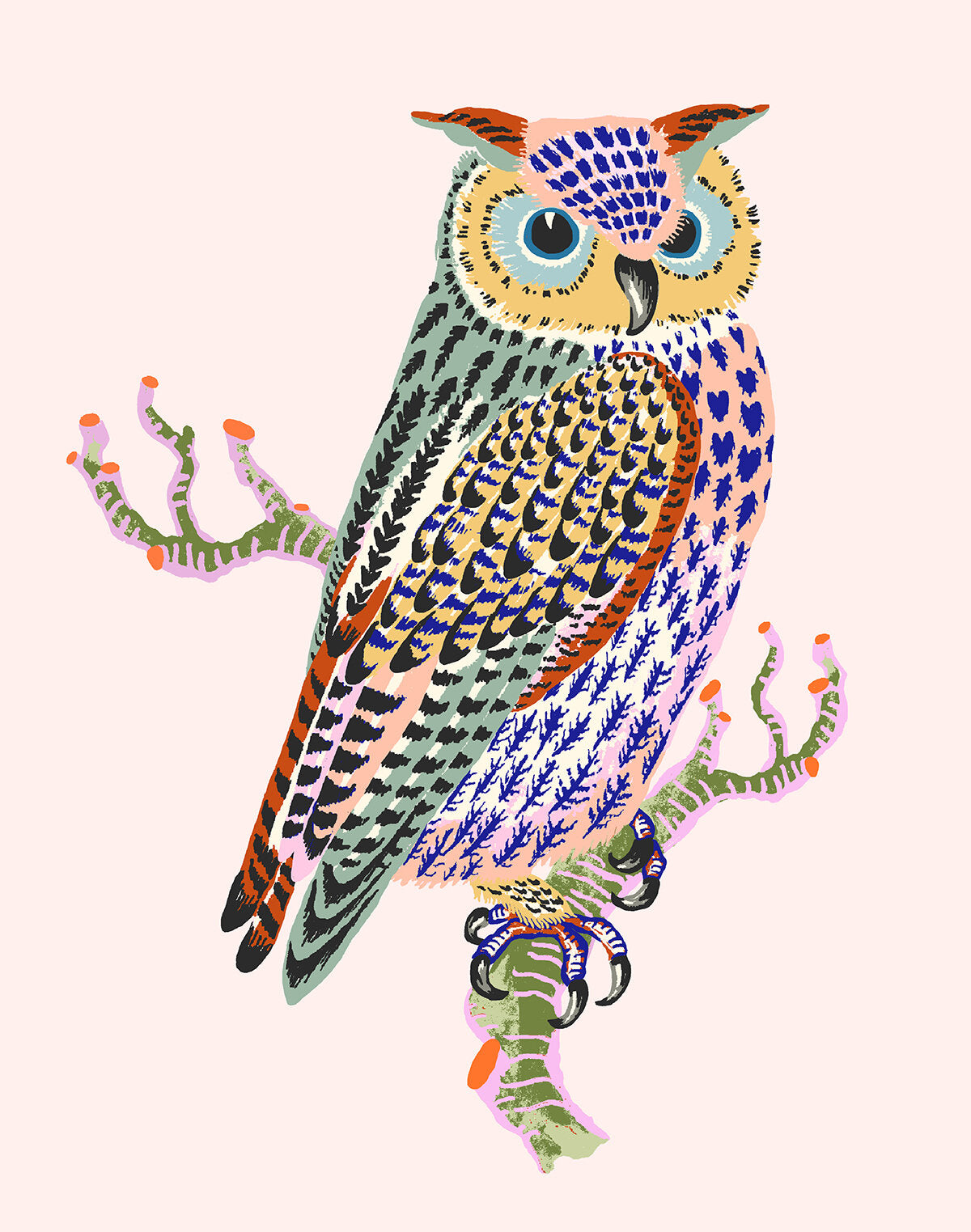 OWL 8" x 10" in 2 color options