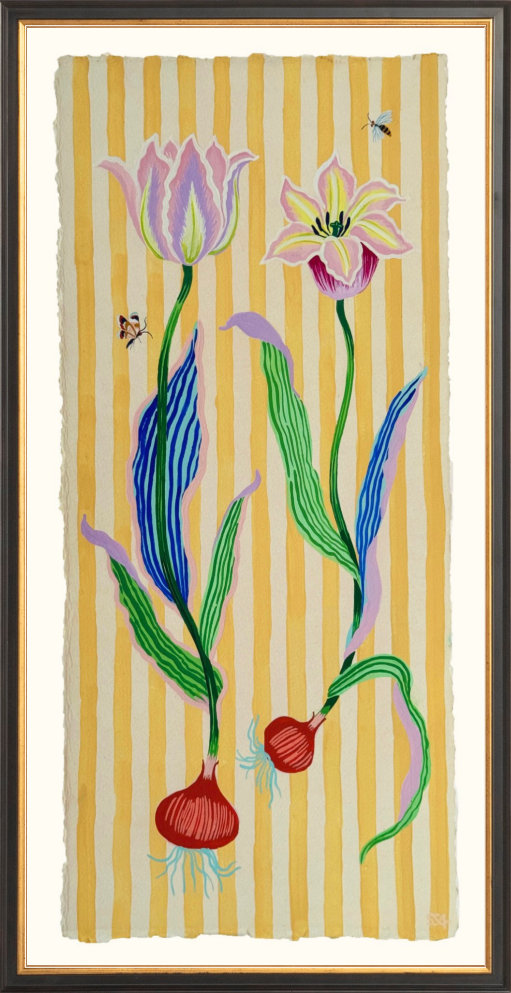 TULIP STRIPES 9.2" x 20.5"