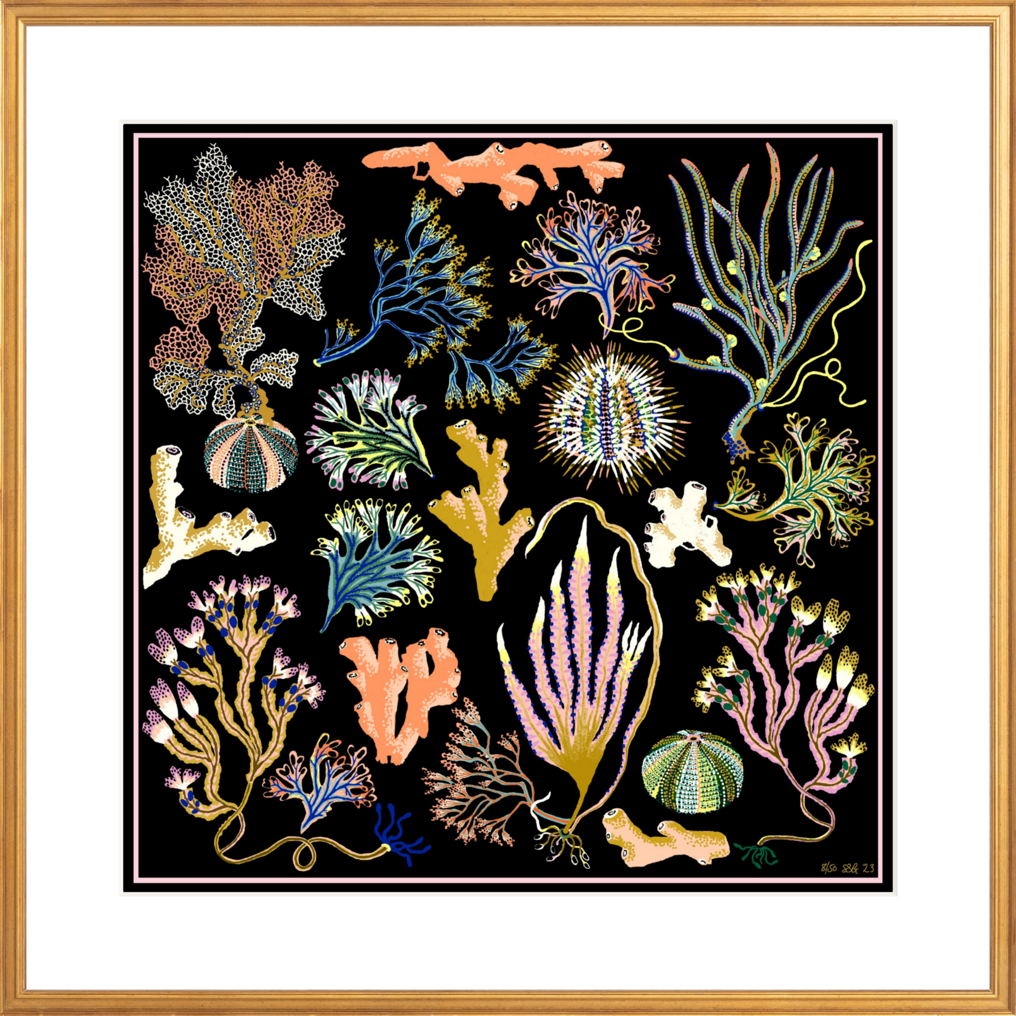 INTO THE SEA FOREST  Limited Edition 24" x 24"