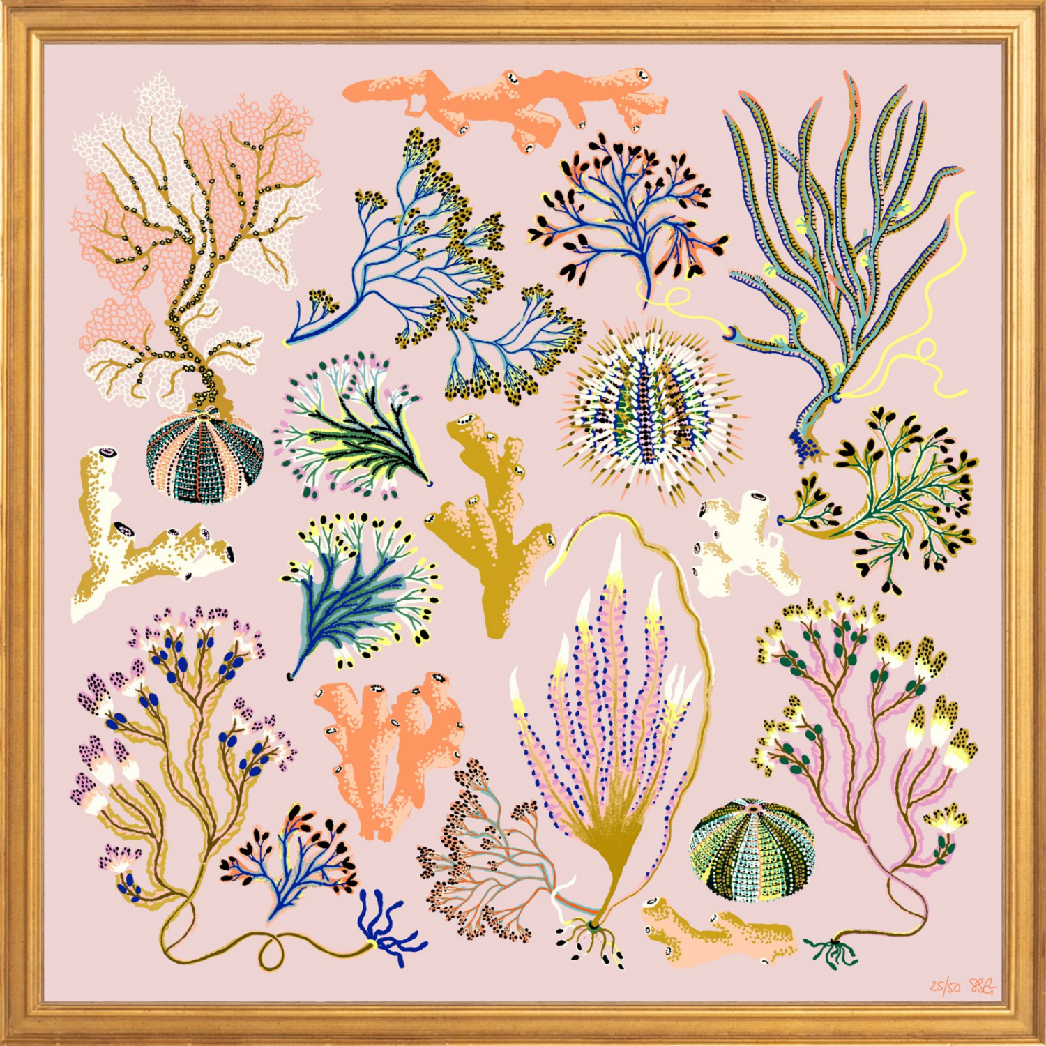 INTO THE SEA FOREST Limited Edition 18" x 18"