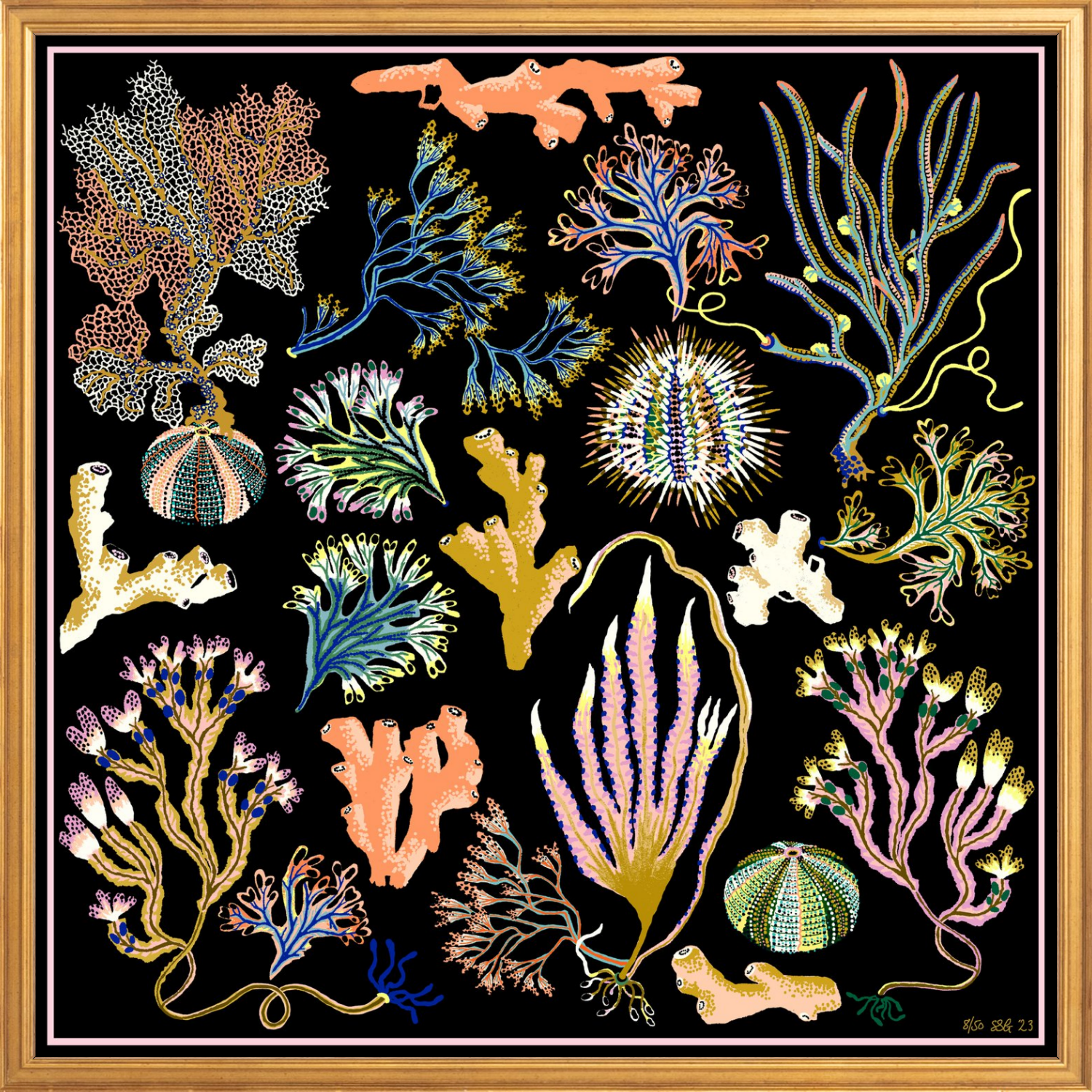 INTO THE SEA FOREST  Limited Edition 24" x 24"