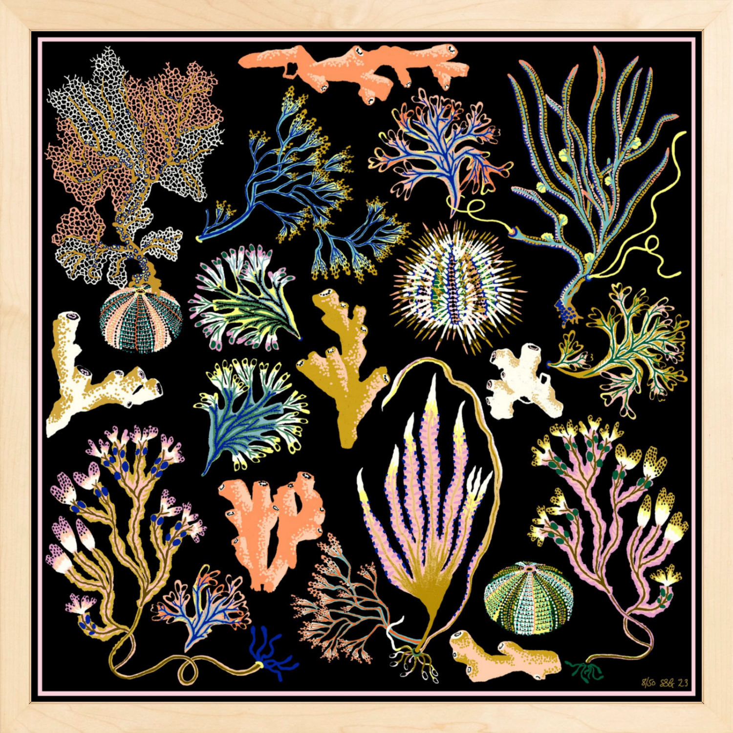 INTO THE SEA FOREST  Limited Edition 24" x 24"