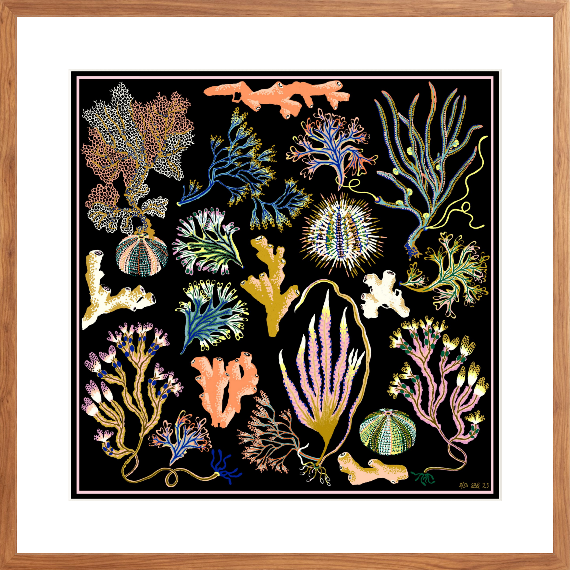 INTO THE SEA FOREST  Limited Edition 24" x 24"