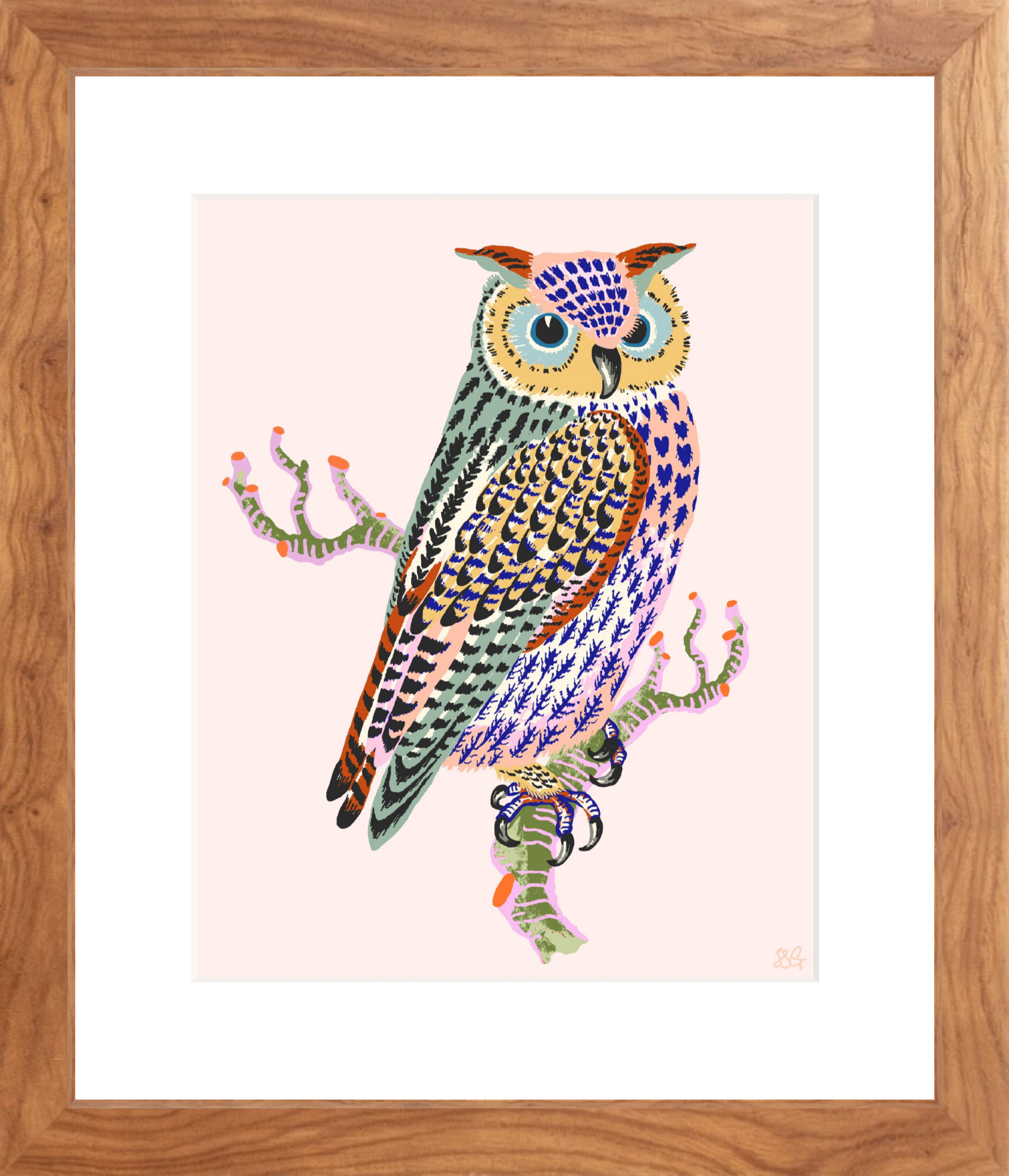 OWL 8" x 10" in 2 color options