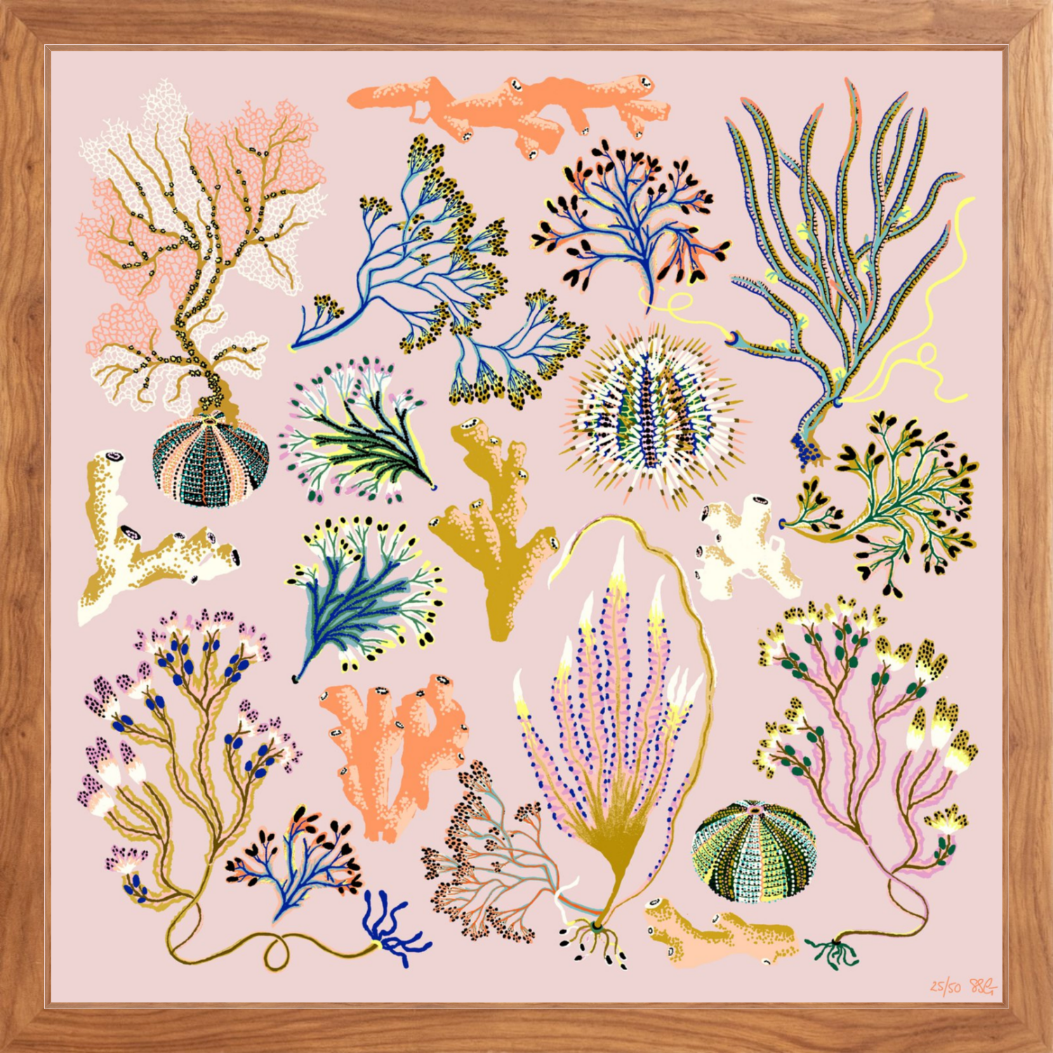 INTO THE SEA FOREST Limited Edition 18" x 18"