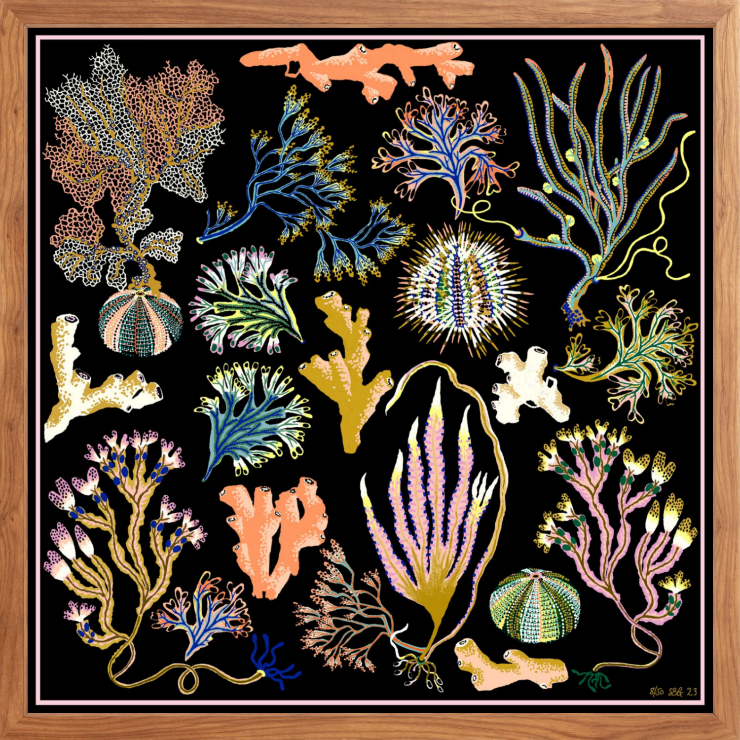 INTO THE SEA FOREST  Limited Edition 24" x 24"