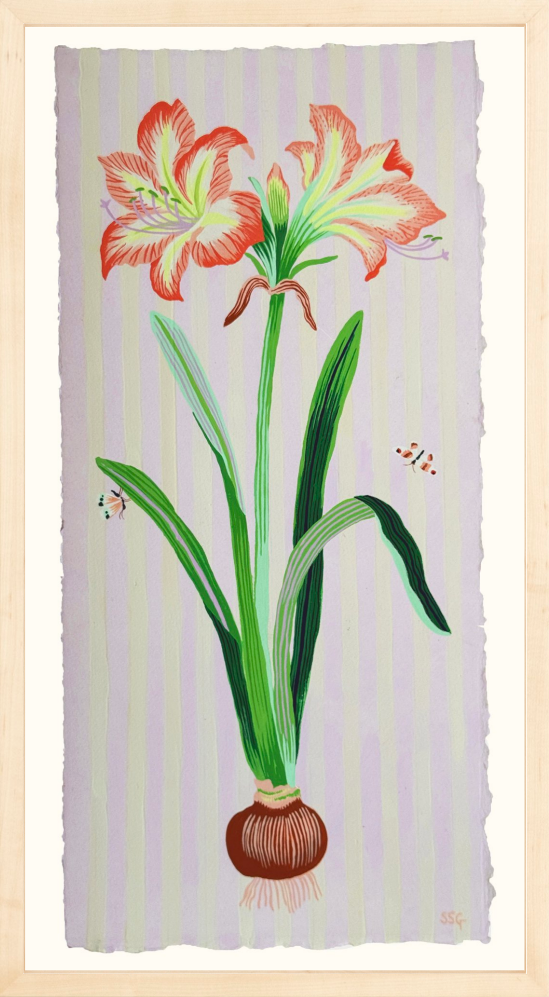 AMARYLLIS 9.5" x 20.4"