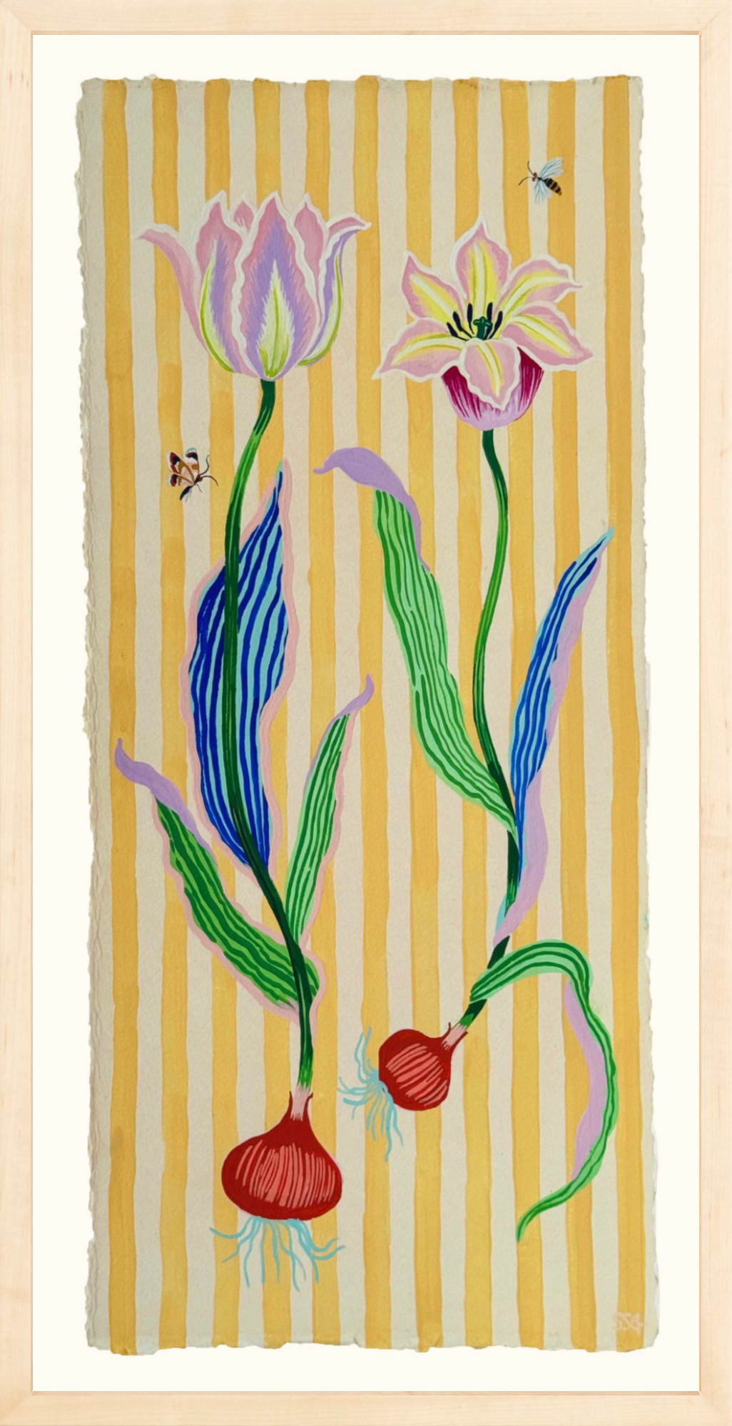 TULIP STRIPES 9.2" x 20.5"