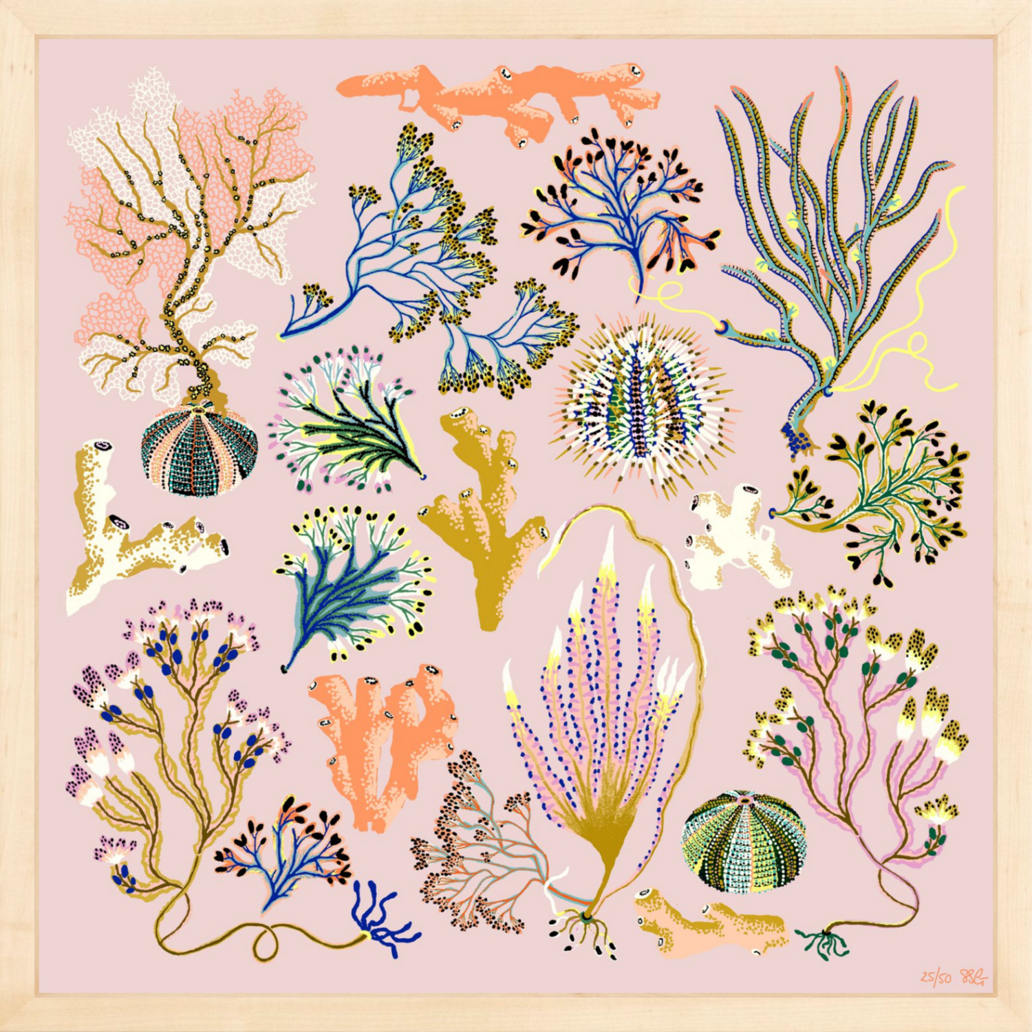 INTO THE SEA FOREST Limited Edition 18" x 18"