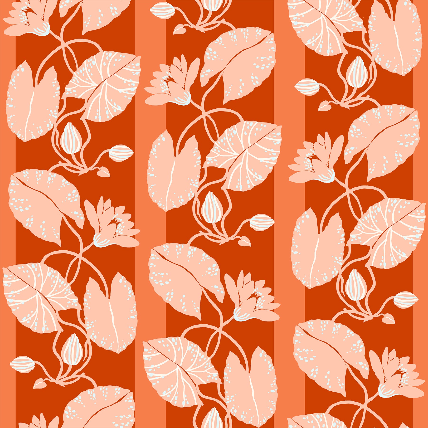 TRELLIS Vermillion & Coral