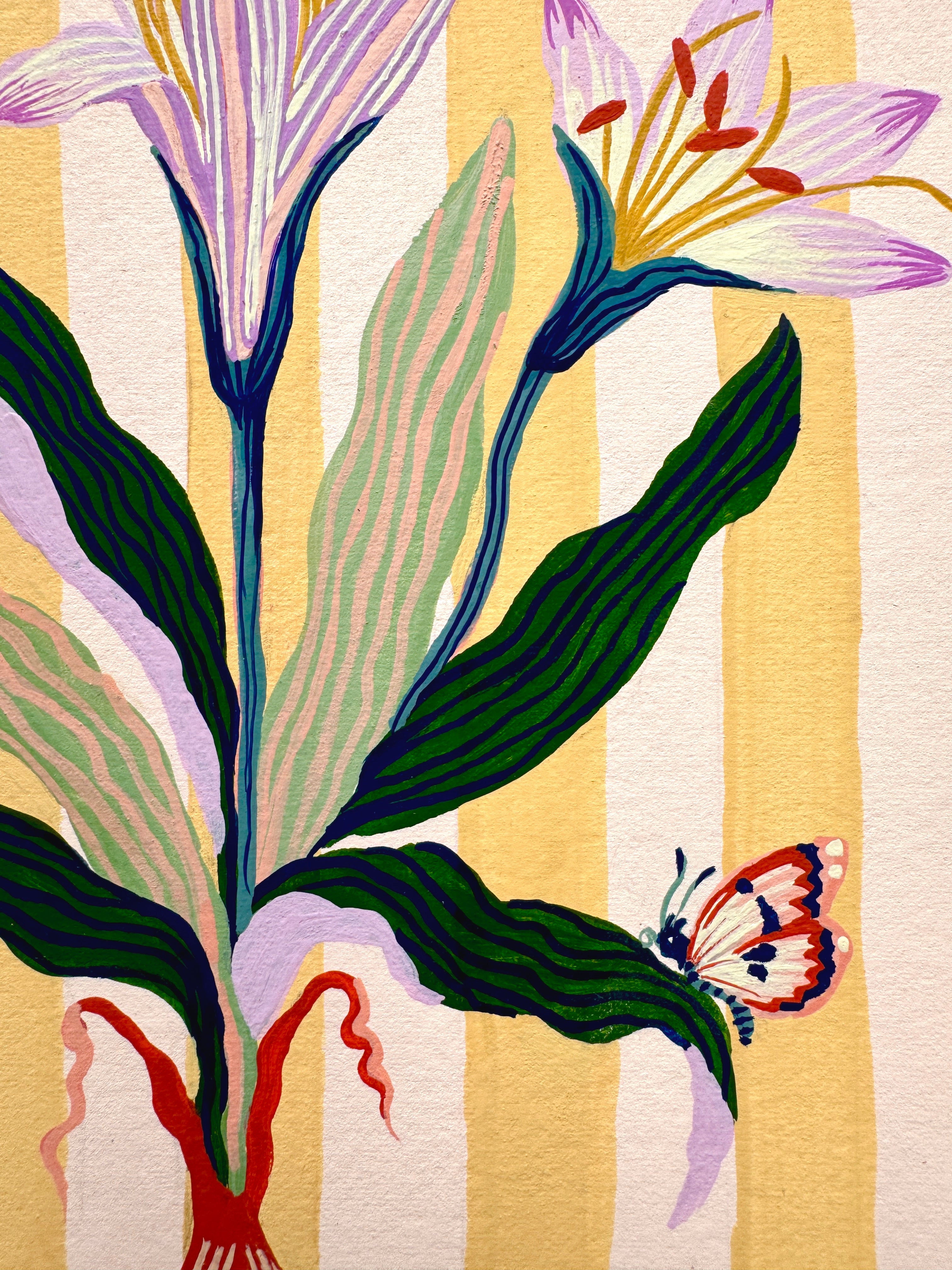 CROCUS STRIPES 9.2" x 11.2"