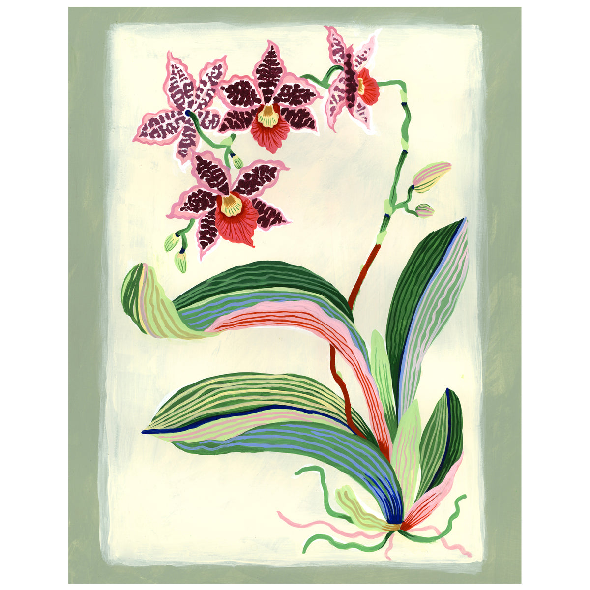 PURPLE ORCHID Special Edition Giclee Print 11"x14"