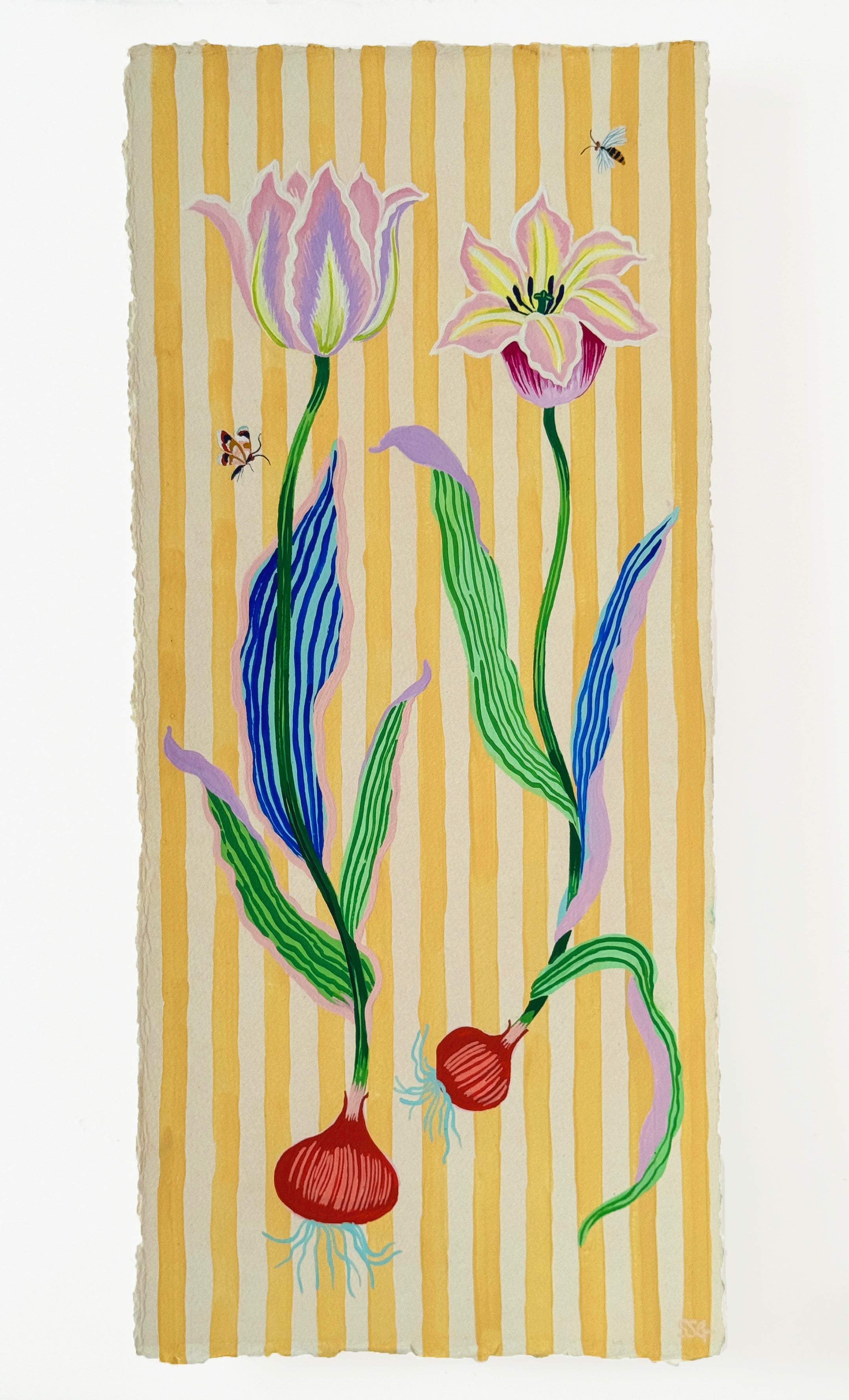 TULIP STRIPES 9.2" x 20.5"