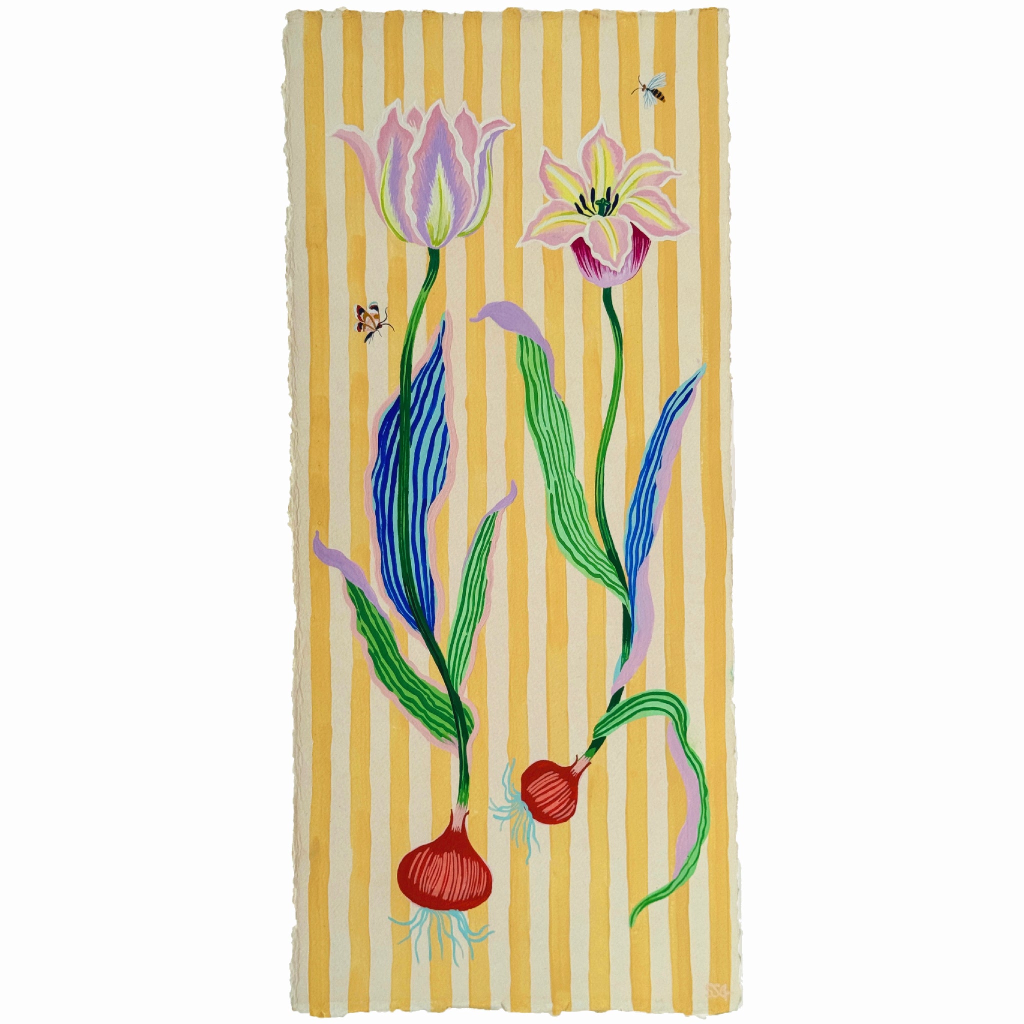 TULIP STRIPES 9.2" x 20.5"