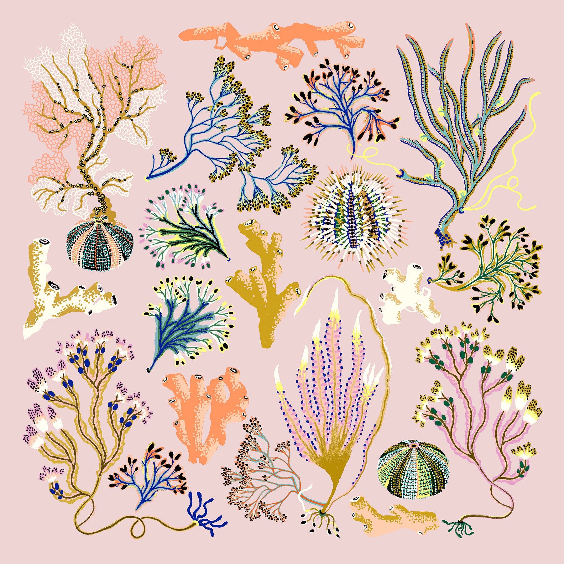 INTO THE SEA FOREST Limited Edition 18" x 18"